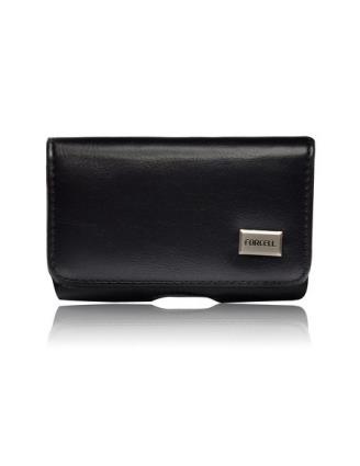 Capa Livro Horizontal Leather Galaxy Note 2  Mais Modelos - Preto