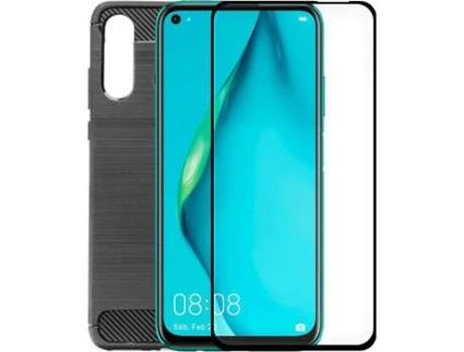 Capa Carbono 10 Pices  P40 Lite - Preto