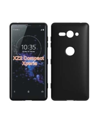 Capa Gel Traseira Para Sony Xperia Xz2 Compact  - Preto