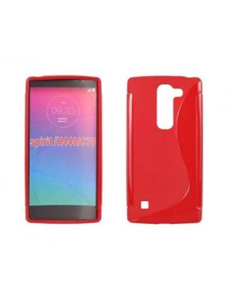 Capa Silicone  Spirit 4G H420 H440 -  - Vermelho