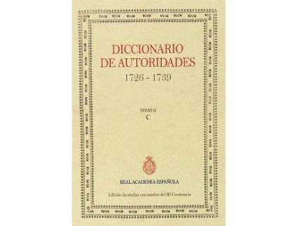 Livro Diccionario De Autoridades de Vários Autores