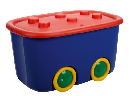 Caixa de arrumação FUNNY AZUL 58X38X32 46L