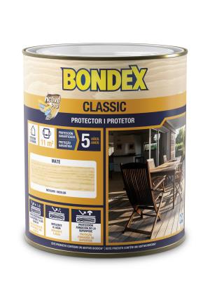 Protetor madeira exterior  CLASSIC 0,75L INCOLOR MATE