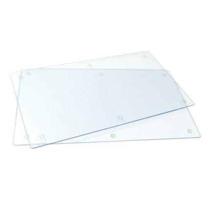 2 Tábuas protetoras VIDRO 1X30X52 CM