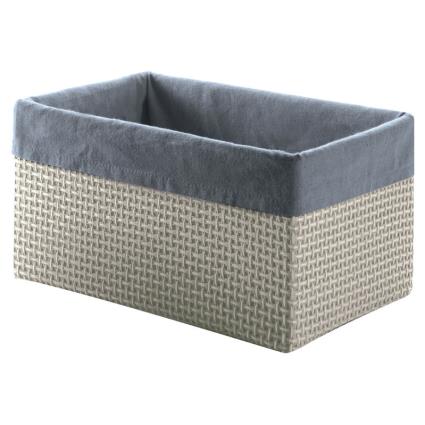 Cesto LAVANDA CINZENTO 31X19CM
