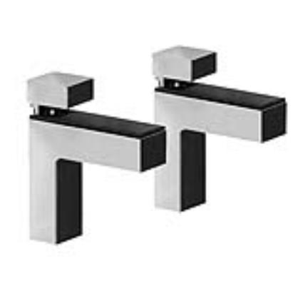 2 Suportes de zamak 8.1X6.6 QUATRO-XL