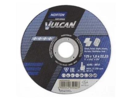 Discos de Corte NORTON Vulcan A60S-125X1.0X22.23-T41 25 Un