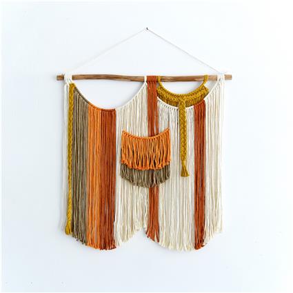 Macramar Decoração de parede em macramé FLORESTA #15B, Macramar</d