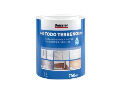 Tinta acrílica Beissier Todo Terreno 70396-021 Impressão Branco 750 ml