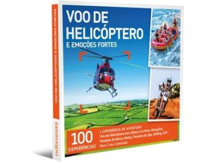 Pack Presente Odisseias - Voo de Helicóptero e Emoções Fortes | Experiência de Aventura para 1 ou 2 pessoas