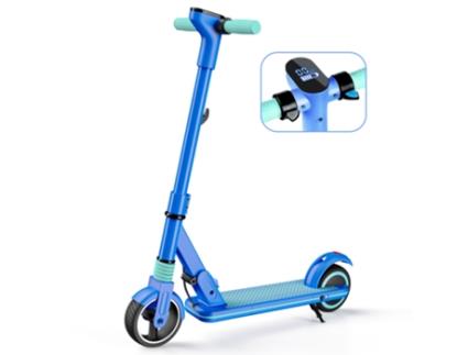 Trotinete Elétrica NEI-WAI S3 Azul para Criança Velocidade Máx: 14 Km/H- Carga 70 kg- Autonomia: 8Km