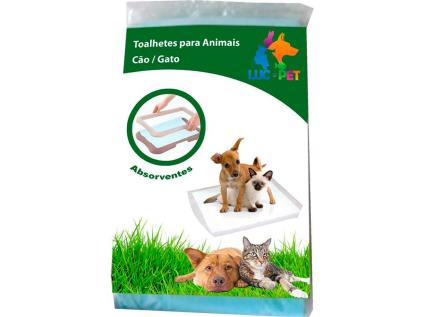 Resguardos Absorventes Lucpet P/animais 50x40 Cm-5 Un*