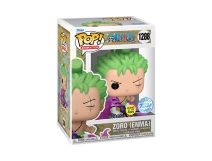 Figura FUNKO Pop Animation: One Piece - Zoro (Brilha no Escuro - Exclusivo Worten)