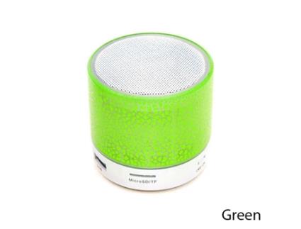 Novo Mini Estéreo Portátil para Carro A9 Colorido Crackle Led Sem Fio Bluetooth 4.1 Tf Card