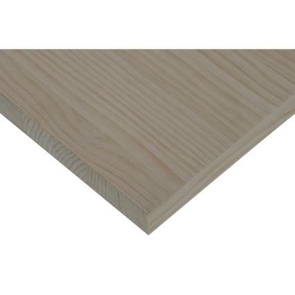 Painel de madeira maciça PINHO COM NÓ 800X500X18MM REDONDO