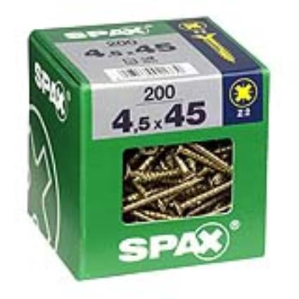 200 Parafusos 4.5X45MM 
