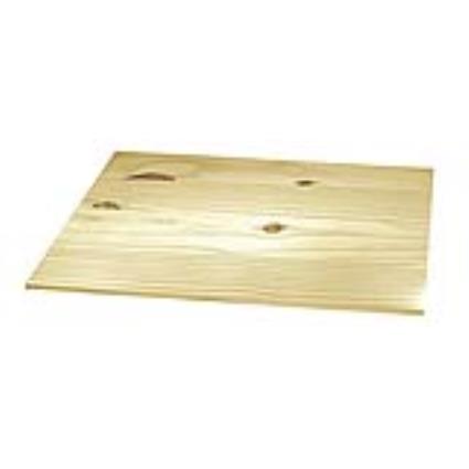 Painel de madeira maciça PINHO COM NÓ 800X250X28MM REDONDO