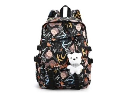 Mochila KOHREE Estudante Bolsa de Lona Bolsa de Computador Bolsa de Viagem