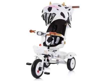 Triciclo Com Assento Giratório 360º E Capota Futuro Da CHIPOLINO Cow