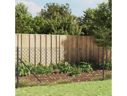 Cerca de Arame 1.1X25 M Antracite VIDAXL