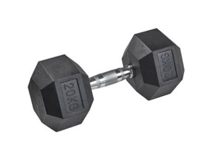 Haltere de Borracha Hexagonal TANGA SPORTS