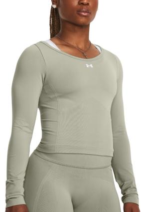 T-shirt Under Armour UA Train Seamless LS-GRN