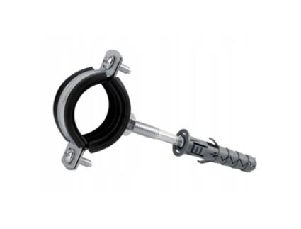Abra Grampos de Tubo de Metal Simples Antivibração com Forro de Borracha para Tubos de 20-24 mm ...