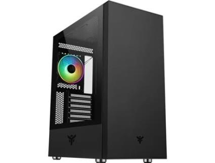 Caixa de Pc Média Torre Atx com Painel de Vidro ITEK Vertibra S210 Rgb