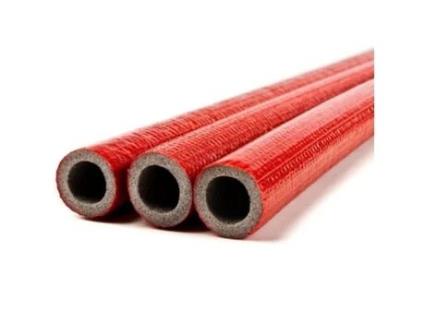 10 Metros de Isolamento de Espuma de Tubo Extra Forte de 35mm em Vermelho, Enrolamento de 6mm