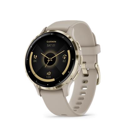 Smartwatch GARMIN Venu 3 (Cinzento Dourado)