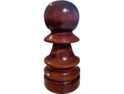 Peça de Xadrez Gigante LOJA X Peão Gigante (Idade Mínima: 5 Anos - 17 x 6.5 cm - Preto)