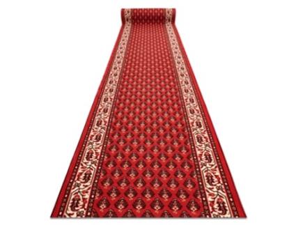 Passadeira Base Antiderrapante Inko DYWANY LUSZCZOW (100 x 900 cm - Vermelho)