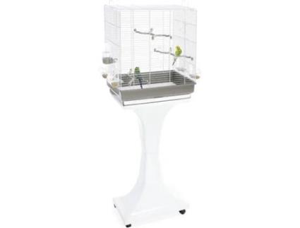 Gaiola para Pássaros IMAC (50 x 57/129 x 30 cm - Cinzento)