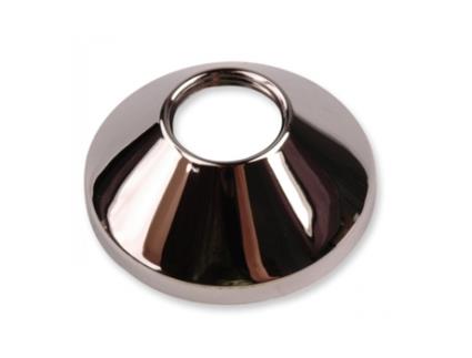 Cobertura de Cone de Colar de Tubo de Aço Cromado 3/4 Válvula de Torneira 20 mm Altura