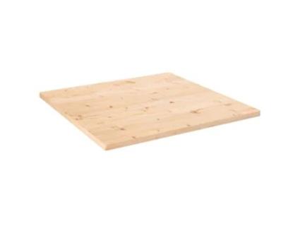 Tampo de Mesa Quadrado 90X90X2.5 Cm Pinho Maciço VIDAXL