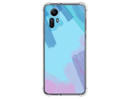 Capa de silicone à prova de choque Xiaomi Redmi Note 12S Design em aquarela 10 desenhos TUMUNDOSMARTPHONE