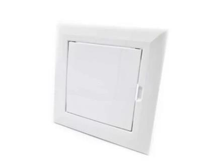 Painéis de Inspeção Duráveis 100x100mm Porta de Acesso Painel Branco de Parede Plástico ABS