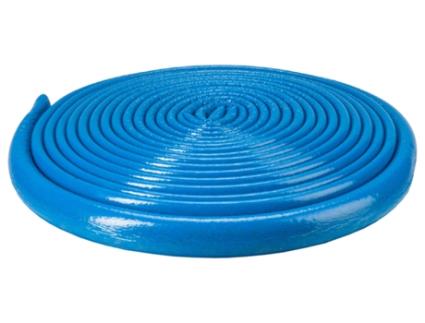 10 Metros de Isolamento de Espuma de Tubo Extra Forte de 22mm em Azul, Enrolamento de 6mm