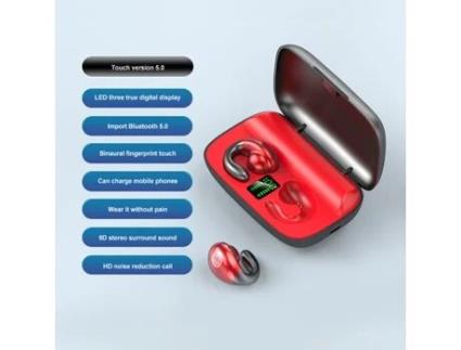 Hifi Wireless Headphone Bone Conduction Concept Ear-Clip Sports Game Música Controle de Toque Noise Cancelling Tws Bluetooth Auscultadores