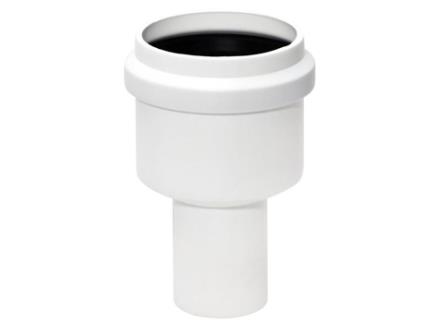 Conector de Aumento de Diâmetro de Tubo em Linha Reta de 40mm para 50mm para Sistema de Esgoto