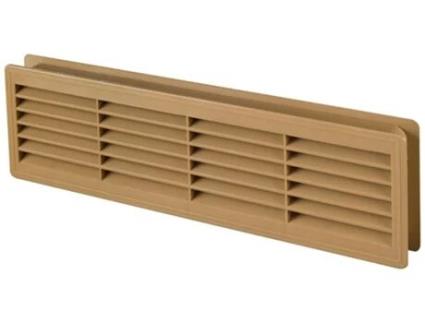 Colar de Ventilação em Plástico para Porta Interna em Carvalho 120x440mm