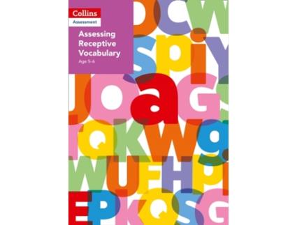 Livro assessing receptive vocabulary age 5-6 de clare dowdall (inglês)