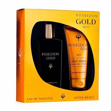 SET GOLD EDT 100 ML VAPO + AFTER SHAVE BÁLSAMO 100 ML