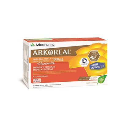 JALEA REAL VITAMINADA SIN AZÚCARES ESPECIAL DIABÉTICOS 20 AMPOLLAS