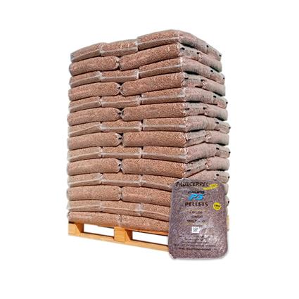 Pellets Certificados 6mm Palete 77 Sacos 15kg