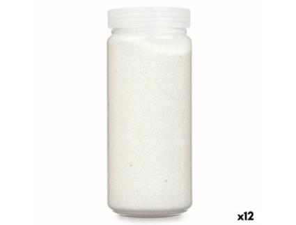 Areia decorativa Branco 700 g (12 Unidades)