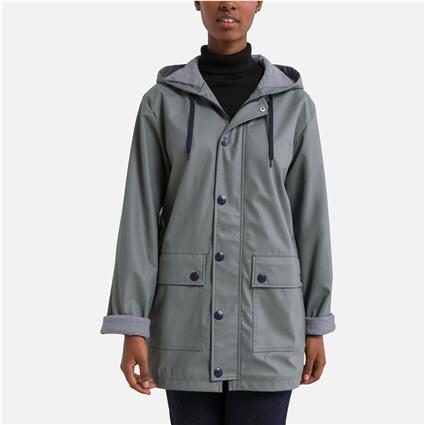 Petit Bateau Impermeável icónico, com capuz