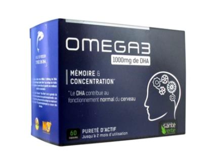 Ômega 3 1000 Mg de Dha 60 Cápsulas SANTÉ VERTE