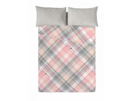 Lençol de cima Beverly Hills Polo Club LYSA PINK 1 Peça Solteiro 160 x 270 cm