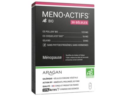 Menoactivs Orgânico 30 Cápsulas ARAGAN